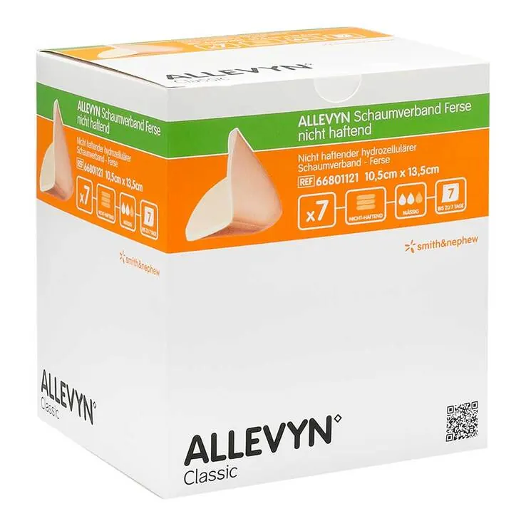 Allevyn Schaumverband Ferse n.haft.10,5x13,5cm, 7 St