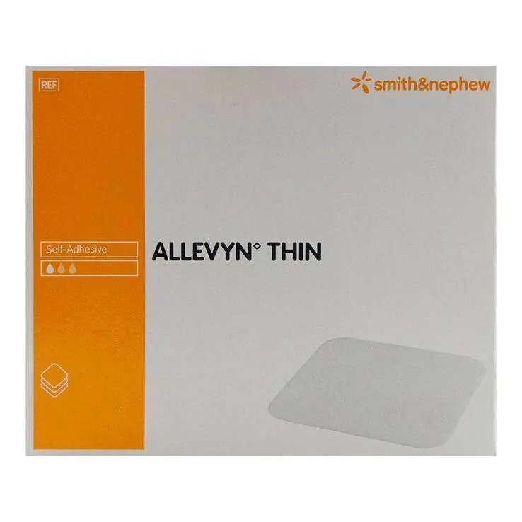 Allevyn Thin 5x6 cm dünne Wundauflage, 10 St