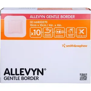 ALLEVYNGentleBorder10x10cmSchaumverb.10St
