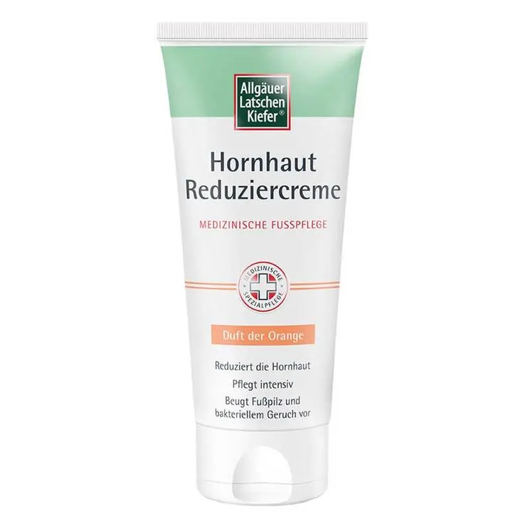 Allgäuer Latschenkiefer Hornhaut Reduziercreme Orange, 200 ml