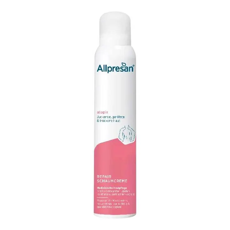 Allpresan atopix Schaumcreme für juckende, gerötete, trockene Haut, 200 ml