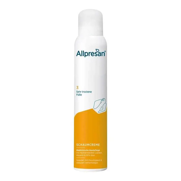 Allpresan No 3 Schaumcreme für sehr trockene Füße, 200 ml