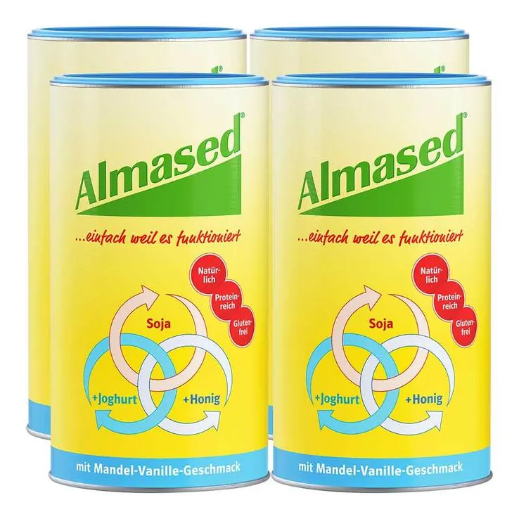 Almased Vitalkost Mandel-Vanille Pulver, 4x500 g