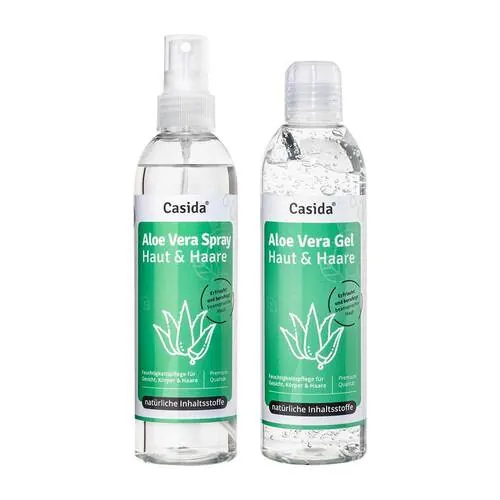 Aloe Vera Gel + Aloe Vera Spray Set, 2X200 ml