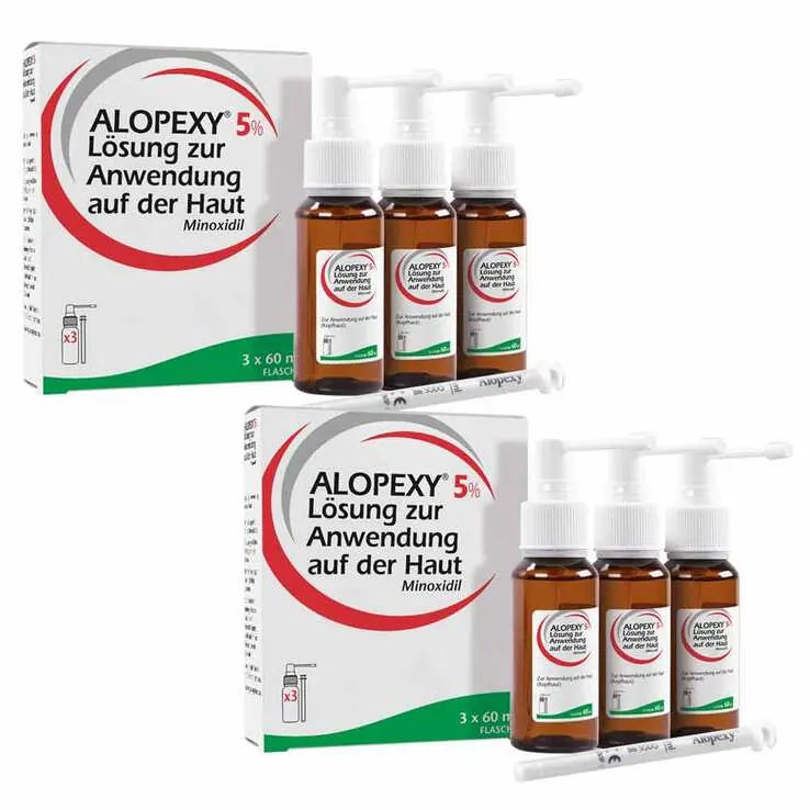 Alopexy 5% Lösung, 6x60 ml