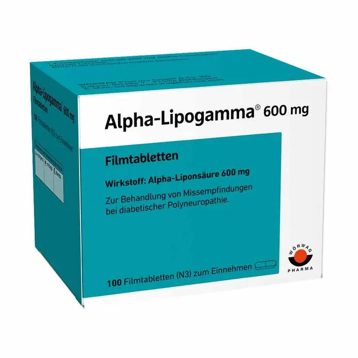 Alpha Lipogamma 600 mg Filmtabletten, 100 St