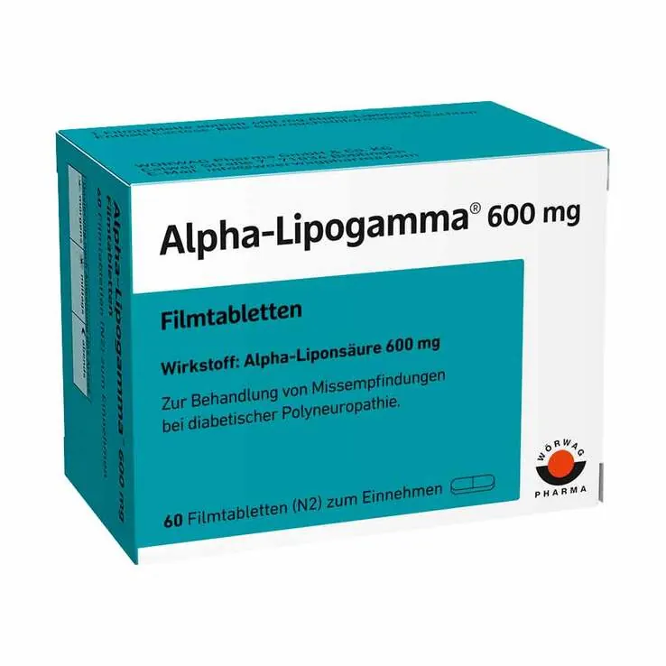 Alpha Lipogamma 600 mg Filmtabletten, 60 St