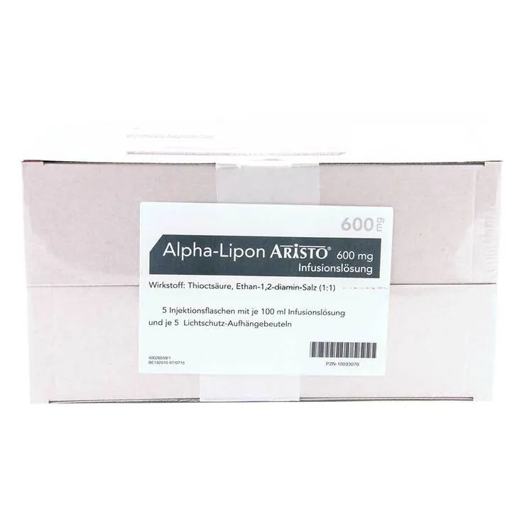 Alpha Lipon Aristo 600 mg Infusionslösung, 5X100 ml