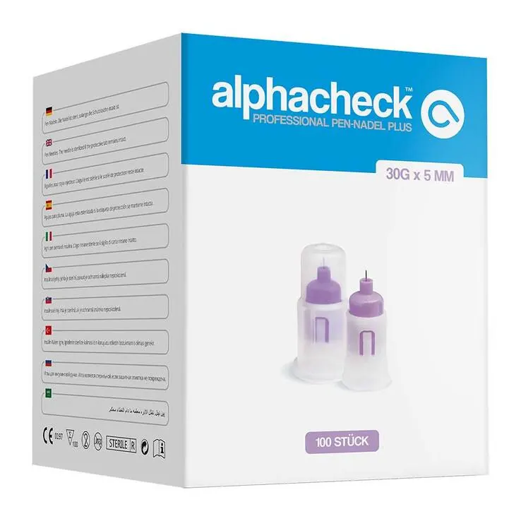 Alphacheck professional Pen-Nadel Plus 30 Gx5 mm, 100 St