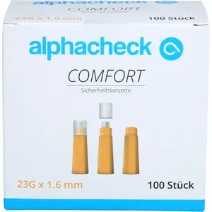 ALPHACHECKcomfortSicherheitslanzett.23Gx1,6mm100St