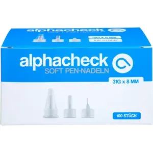 ALPHACHECKsoftPen-Nadeln31Gx8mm100St