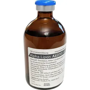 ALPHALIPONAristo600mgInfusionslösung5X100ml