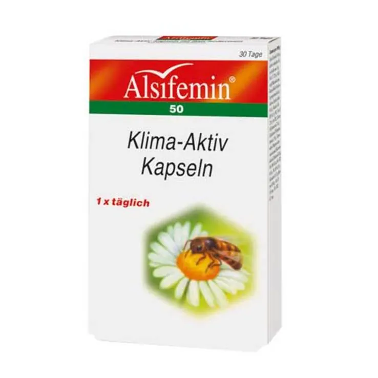 Alsifemin Klima Aktiv mit Soja-Isoflavonen Kapseln, 30 St