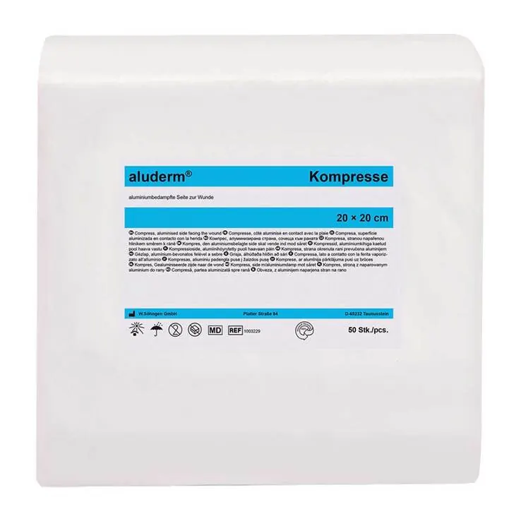 Aluderm Kompressen 20x20cm, 50 St