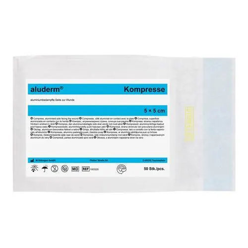 ALUDERM Kompressen 5x5 cm, 50 St