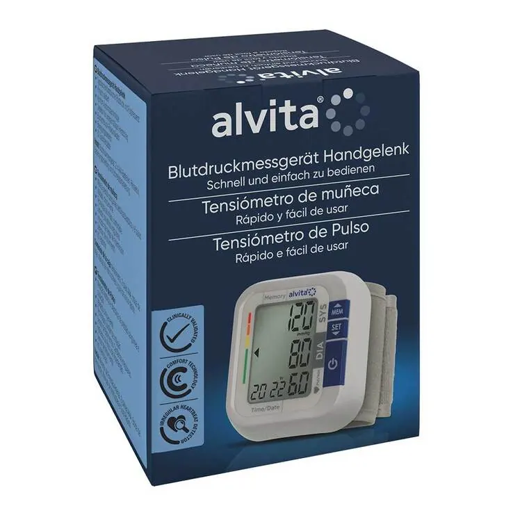 Alvita Blutdruckmessgerät Handgelenk, 1 St