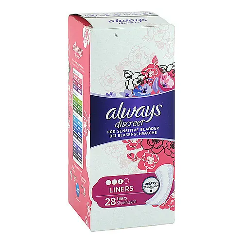 ALWAYS discreet Inkontinenz Liner Slipeinlagen, 28 St