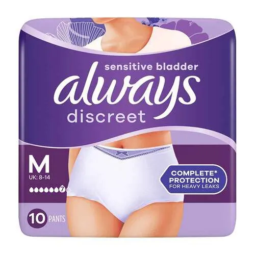 ALWAYS discreet Inkontinenz Pants plus M, 10 St
