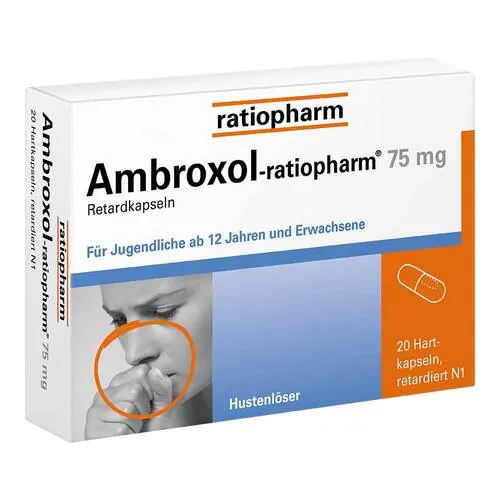 Ambroxol-ratiopharm 75 mg Hustenlöser Retardkapseln , 20 St