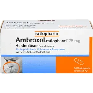 AMBROXOL-ratiopharm75mgHustenlöserRetardkaps.50St