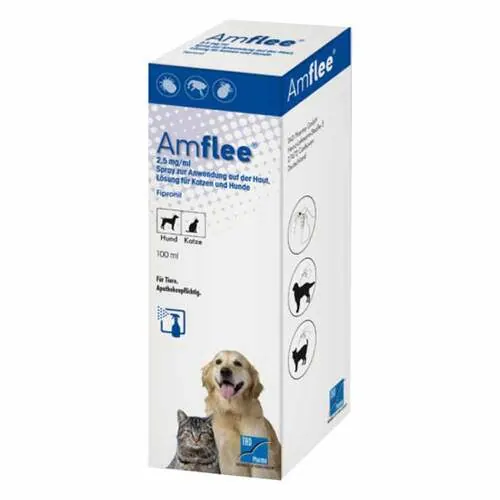 Amflee 2,5 mg / ml Spray Lösung für Hunde/Katzen, 100 ml