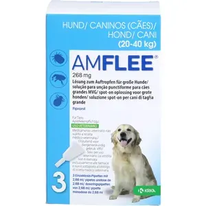 AMFLEE268mgSpot-onLsg.f.großeHunde20-40kg3St