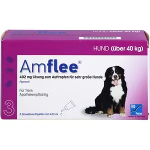 AMFLEE402mgSpot-onLsg.f.sehrgr.Hunde40-60kg3St