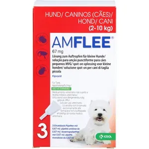 AMFLEE67mgSpot-onLsg.f.kleineHunde2-10kg3St