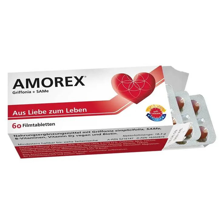 Amorex Griffonia und SAMe , 60 St