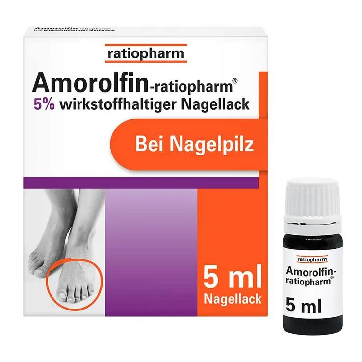 Amorolfin ratiopharm 5% - bei Nagelpilz, 5 ml