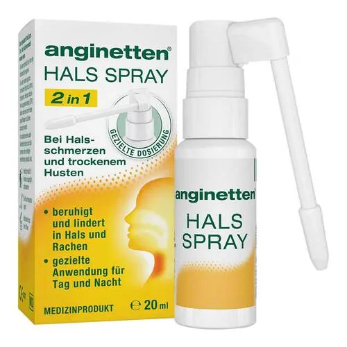 Anginetten Halsspray 2in1 Erwachsene , 20 ml