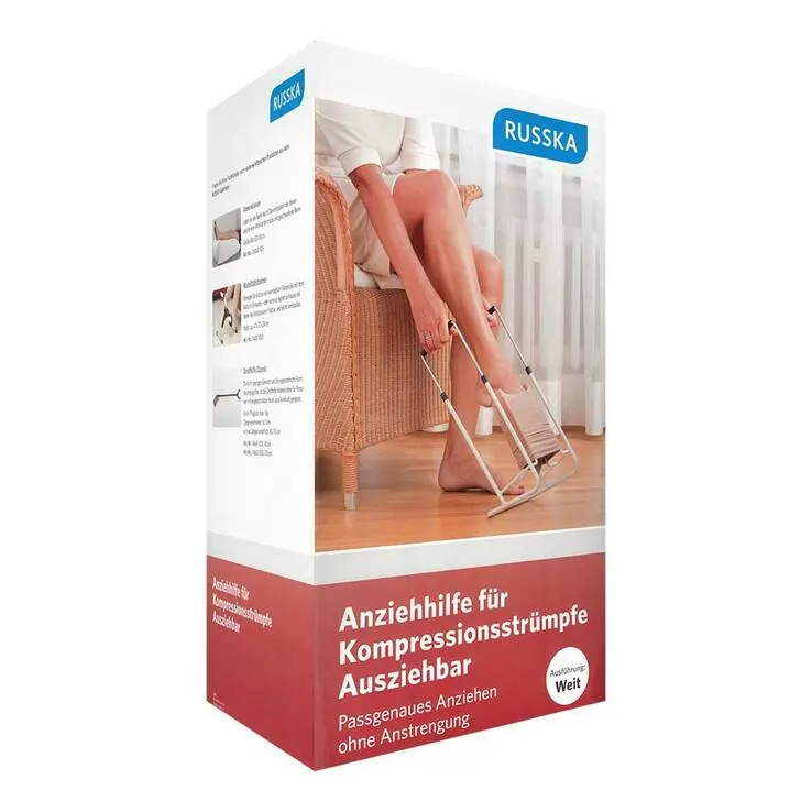 Anziehhilfe für Kompressionsstrümpfe lang & weit, 1 St