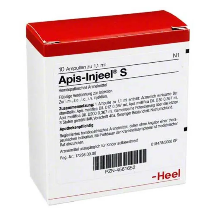 APIS INJEEL S Ampullen, 10 St