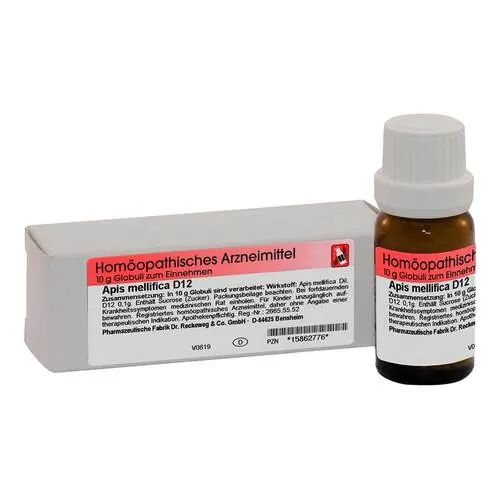 Apis mellifica D 12 Globuli, 10 g