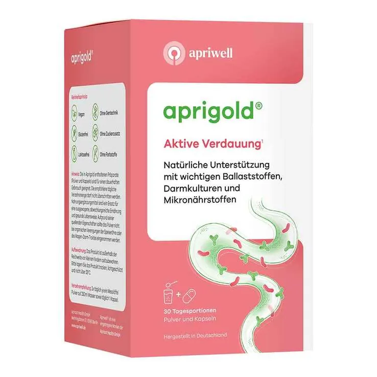 Aprigold Set Pulver + Kapseln, 1 P
