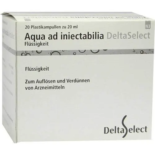 Aqua AD iniectabilia Plastik, 20X20 ml