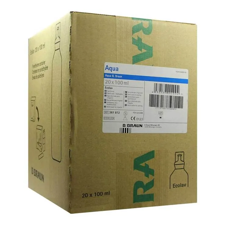 Aqua B.Braun Spüllösung Ecolav, 20X100 ml