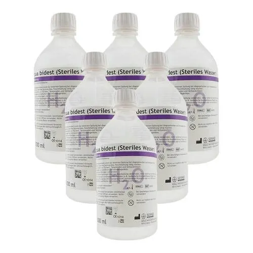 AQUA BIDEST Spüllösung, 6X1000 ml