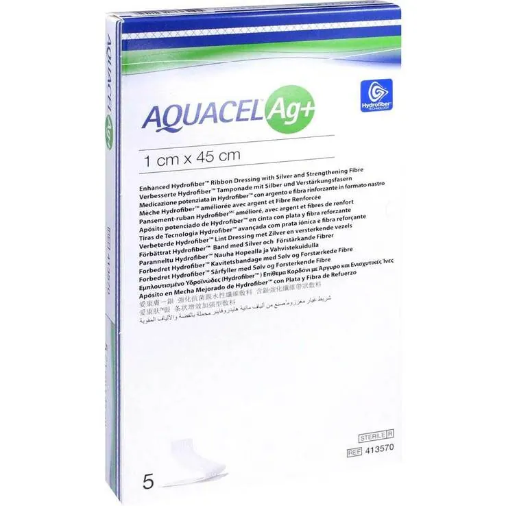 Aquacel Ag + 1x45 cm Tamponaden, 5 St