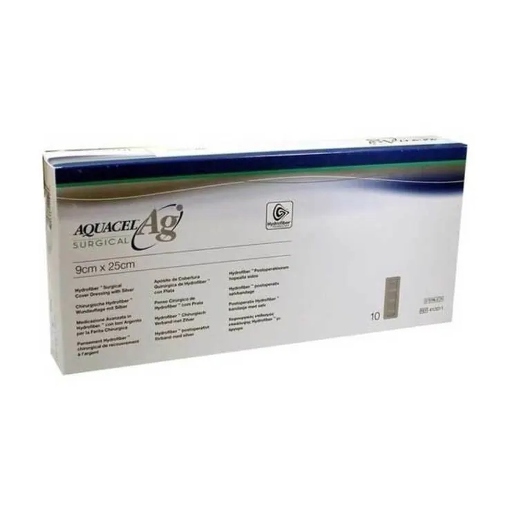 Aquacel Ag Surgical 9x25 cm Verband, 10 St