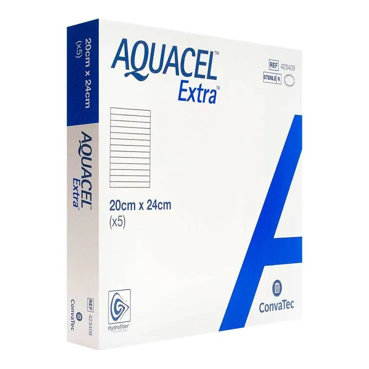 Aquacel Extra 20x24 cm Verband, 5 St
