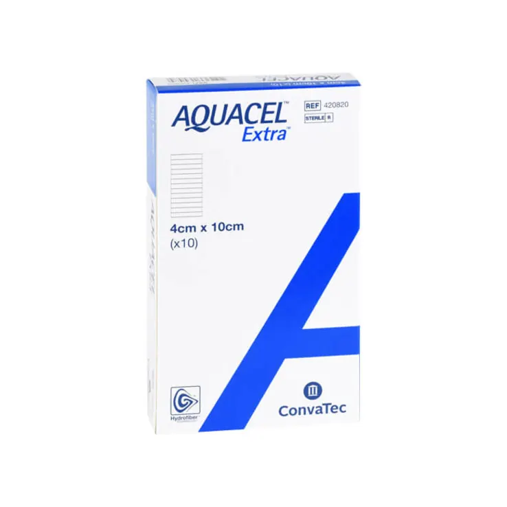 Aquacel Extra 4x10 cm Kompressen, 10 St
