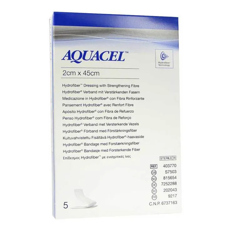 Aquacel Hydrosorption 2x45 cm Tamponaden, 5 St