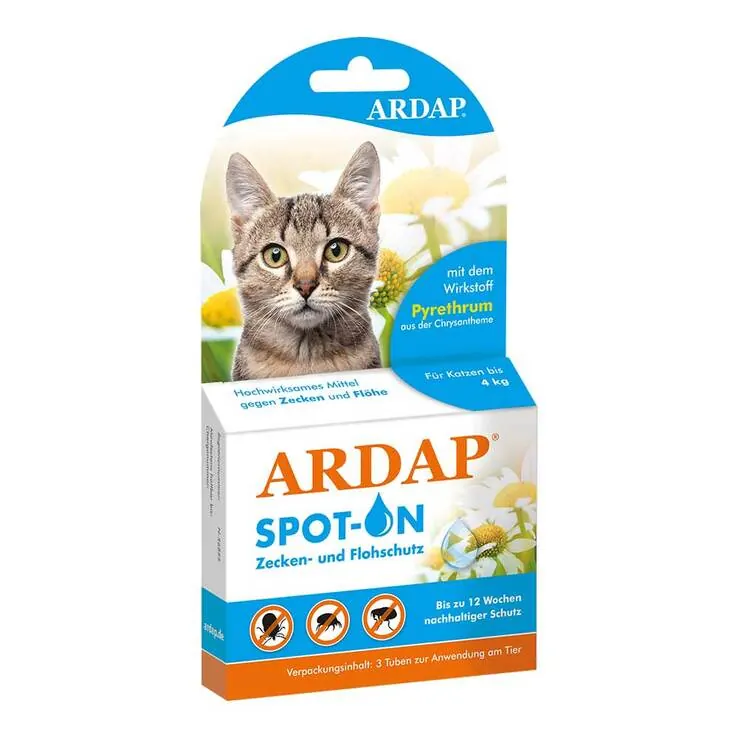 Ardap Spot-On für kleine Katzen bis 4 kg, 3 St