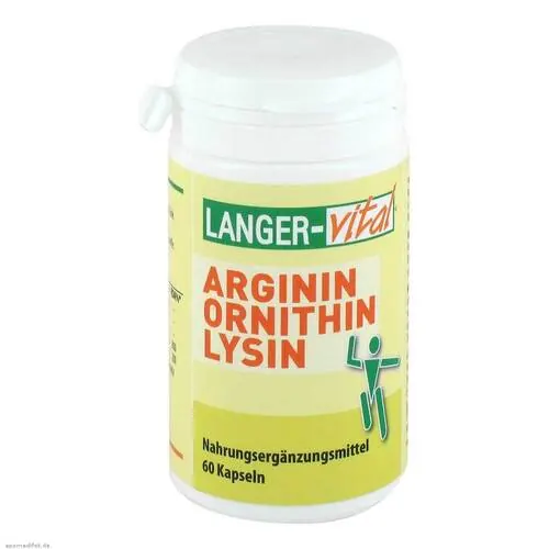 Arginin / Ornithin 1000 mg/TG Kapseln, 60 St