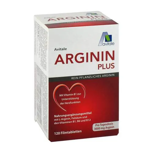 Arginin Plus Vitamin B1 + B6+B12+Folsäure Filmtabletten , 120 St