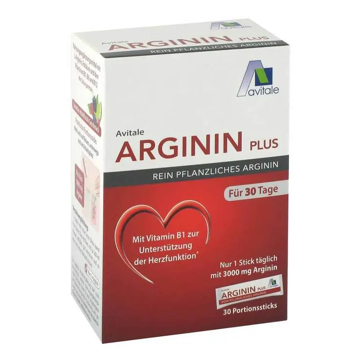 Arginin Plus Vitamin B1 + B6+B12+Folsäure Sticks, 30X5.9 g