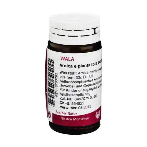 Arnica E Planta tota D 4 Globuli, 20 g