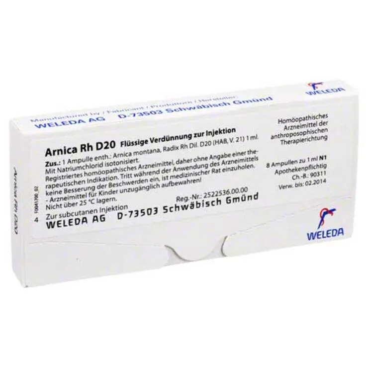 ARNICA RH D 20 Ampullen, 8X1 ml