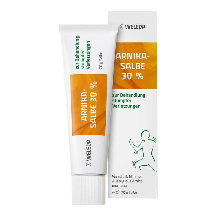 Arnika-Salbe 30% zur Behandlung stumpfer Verletzungen, 70 g